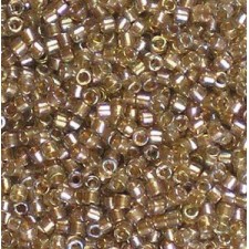 Miyuki delica Beads 11/0 - Fancy lined champagne DB-2396